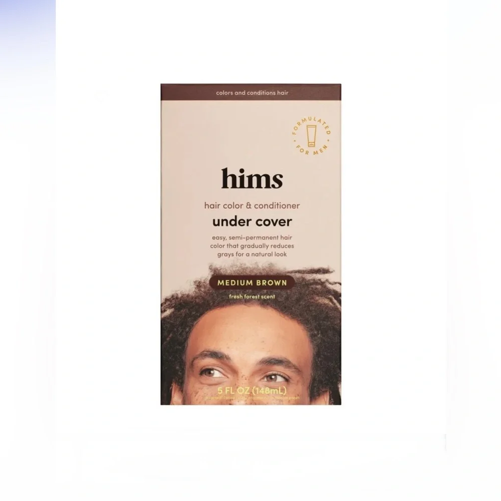 Hims 2pack medium brown Hair Color and conditioner for men 5 fl oz brand new